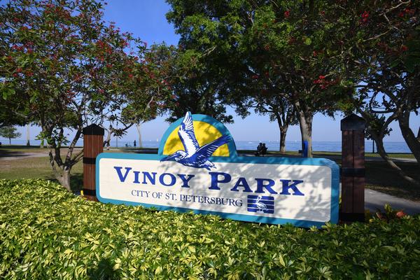 An image of the Vinoy Park Signage